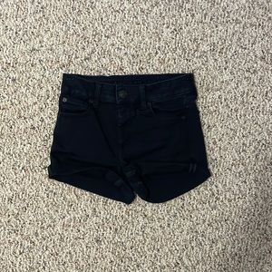 Black American Eagle Jean Shorts
